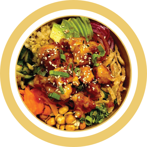 Fuji Korean Chicken Poke Bowl