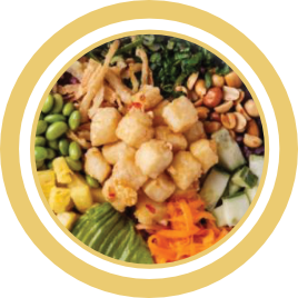 Fuji Poke Bowls Crispy Tofy Bowl